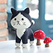 Tuxedo Cat Standing pattern 
