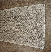 Hallway runner that really holds it's shape well.