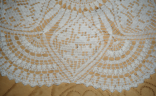 On my bedspread