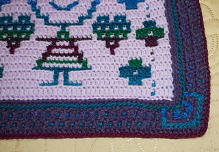 close-up of lower corner, this one is truest to color