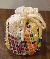 Front of the bag.  I did stuff it with a couple of plastic bags for the photo.