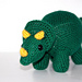 Triceratops Dinosaur Amigurumi pattern 