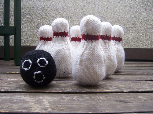 Bowling Ball & Pins