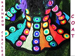 Rainbow circles Coat