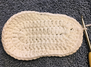 Crochet baby sole discount pattern