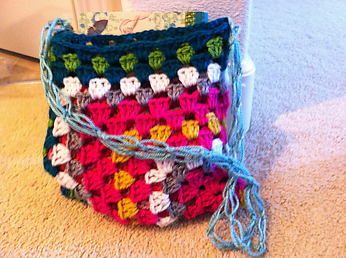 Granny Square Purse with Love Knot Strap photo 1