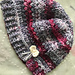 #73 Women Girls BUTTERFLY beanie-slouch pattern