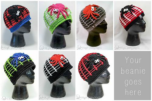 Ravelry: Along Came a Spider Beanie pattern by Liz McQueen