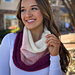 B180 Striped Knitted Cowl pattern
