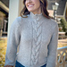 3543 Front & Center Cabled Pullover pattern
