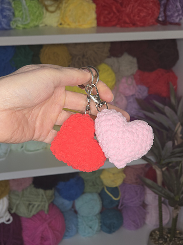 Heart keychain