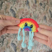 Rainy Rainbow - fidget friend pattern