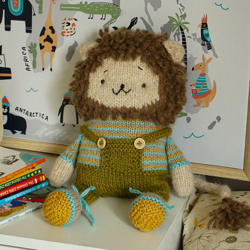 Ravelry: Cute Knit Lion pattern by Maria Ermolova