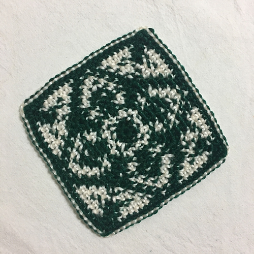 Ravelry Tapestry Crochet Coaster 2 pattern by Pooleum Jin