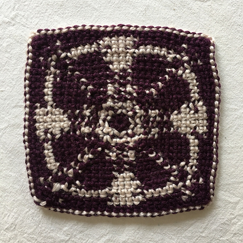 Ravelry Tapestry Crochet Coaster 3 pattern by Pooleum Jin
