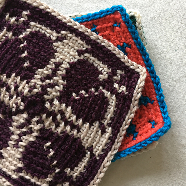 Ravelry Tapestry Crochet Coaster 3 pattern by Pooleum Jin