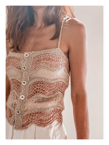 Elegant topp og sjal - 