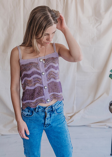 Elegant topp og sjal - Pope Vergara