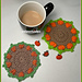Pumpkin Patch Coaster pattern 