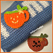 Pumpkin Coffee Cup Magnet pattern 