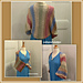 Gradient Glitter Shrug Cocoon pattern 
