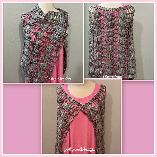 Love In The Rain Shawl