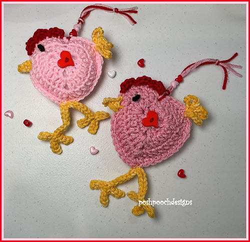 Chicken Love Ornament