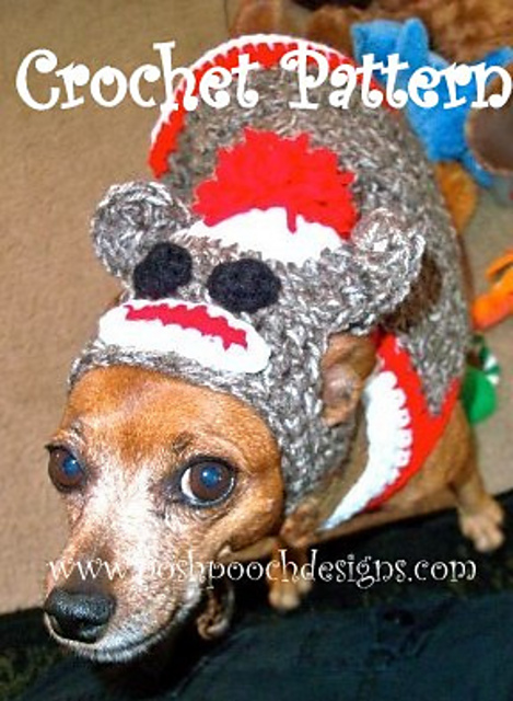sock monkey dog sweater