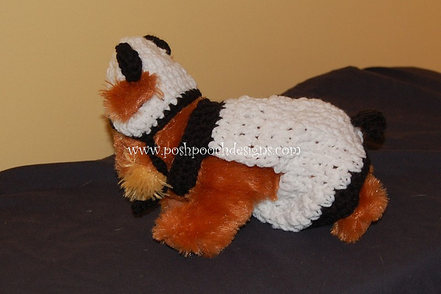panda dog sweater