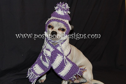 Striped Dog Scarf photo 8
