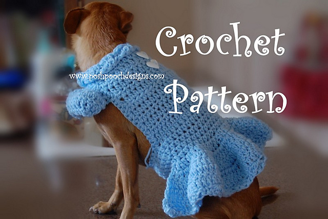 chunky crochet dog sweater
