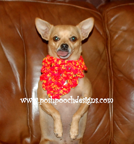 Crocodile Stitch Dog Bandanna bandana photo 2