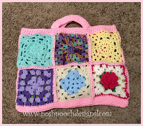 Big Granny Square Bag photo 3