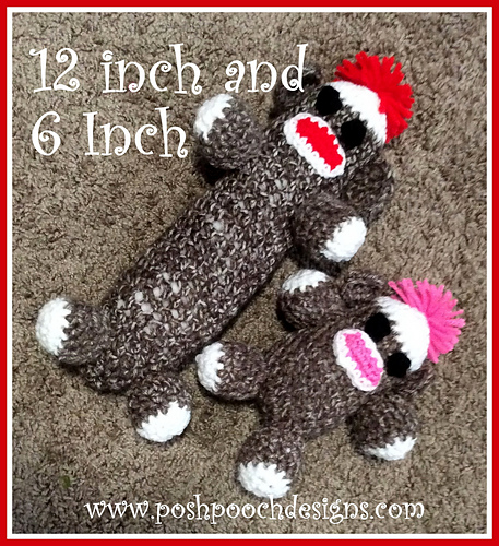 Sock Monkey Dog Woobie photo 3