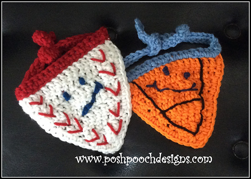 Baseball Dog Bandanna photo 4