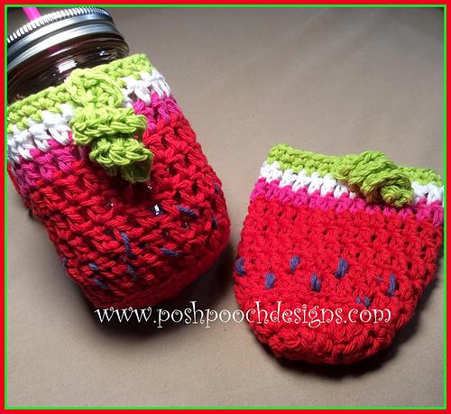 Watermelon Jar Cozie photo 1