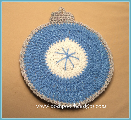 Holiday Ornament Washcloth and Hot pad photo 5