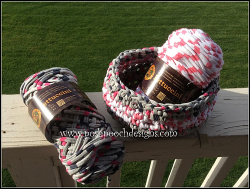 Bowl made of T-Shirt yarn or "Tarn" photo 3