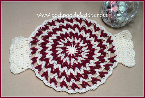 Peppermint Candy Doily photo 4