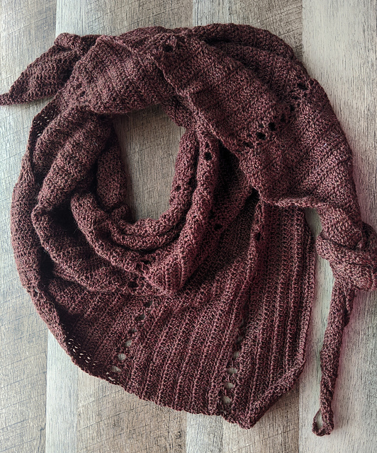 criss cross shawl wrapping