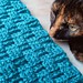 Basket weave stitch scarf pattern