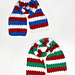 Granny Striped Team Scarf pattern 