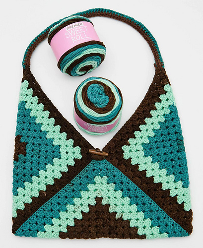 Granny Square Hobo Bag