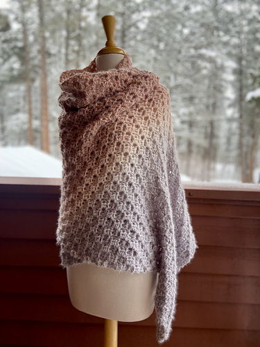 Pretty Peaceful Sjal - Susan E. Kennedy