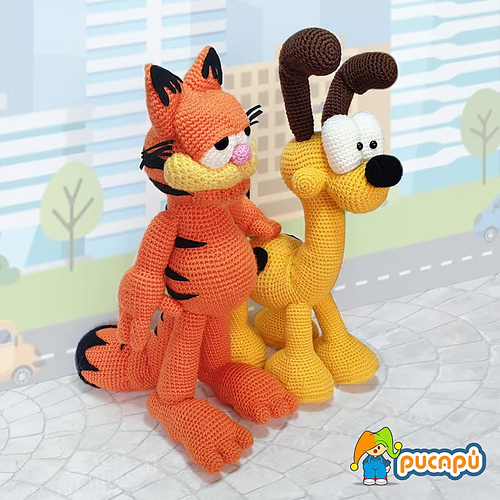 Garfield - Pucapu Amigurumis