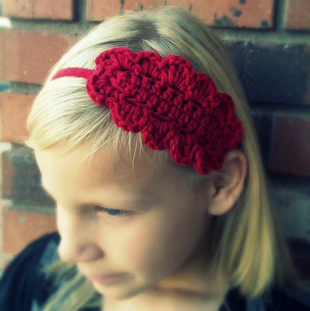 Ravelry Crochet Steampunk Lace Headband pattern by Becky Dossey