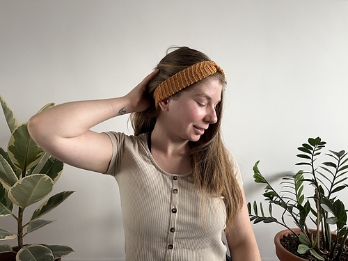 Første pannebånd - PURL Knitting Patterns