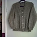 V-neck Cardigan with Long or Short Sleeves pattern 