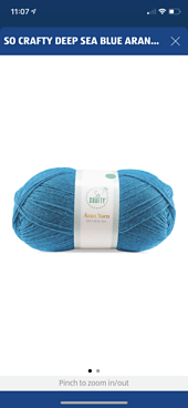 so crafty aran yarn grey