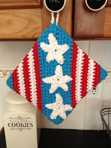 4th of July Potholder photo 2